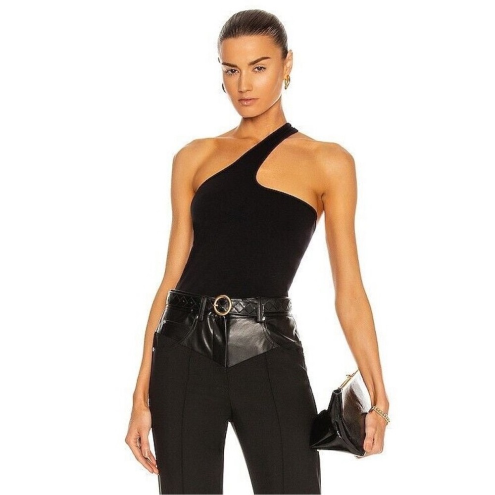 Helmut Lang Black one strap tank